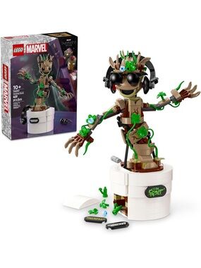 LEGO Marvel Dancing Groot Guardians of The Galaxy Toy Super Hero Figure 76297
